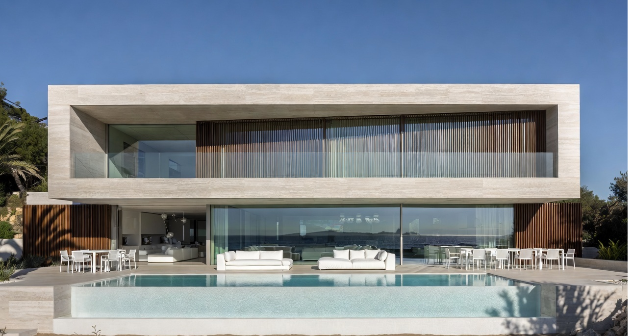 Render of the Sliding House, one of our very first designs, 2013